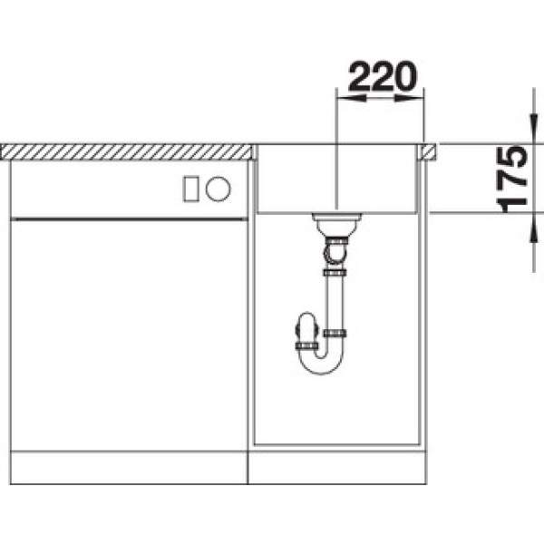 Мойка для кухни Blanco Zerox 400-IF Durinox  523097