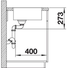 Мойка для кухни Blanco Zerox 400-IF Durinox  523097