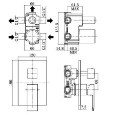 Смеситель Paffoni Effe (EF019CR)
