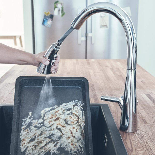 Grohe Zedra Touch Сенсорный однорычажный смеситель для мойки (30219002)