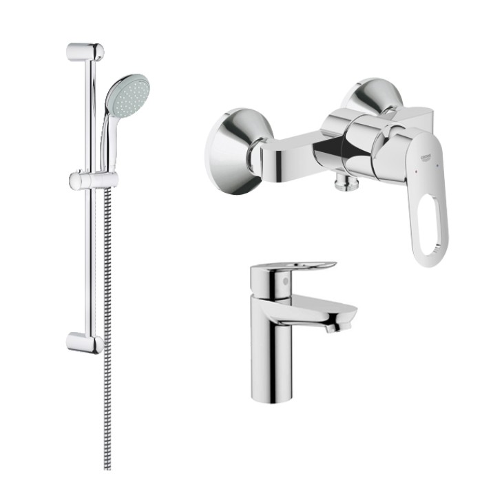 Набор смесителей для душа Grohe BauLoop 123220S 23337000 + 32816000 + 27598000