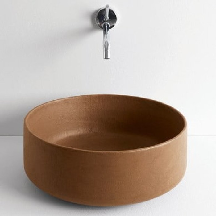 Керамическая раковина 35 см Artceram Cognac, sands ombra bruciat (COL004 19;00)