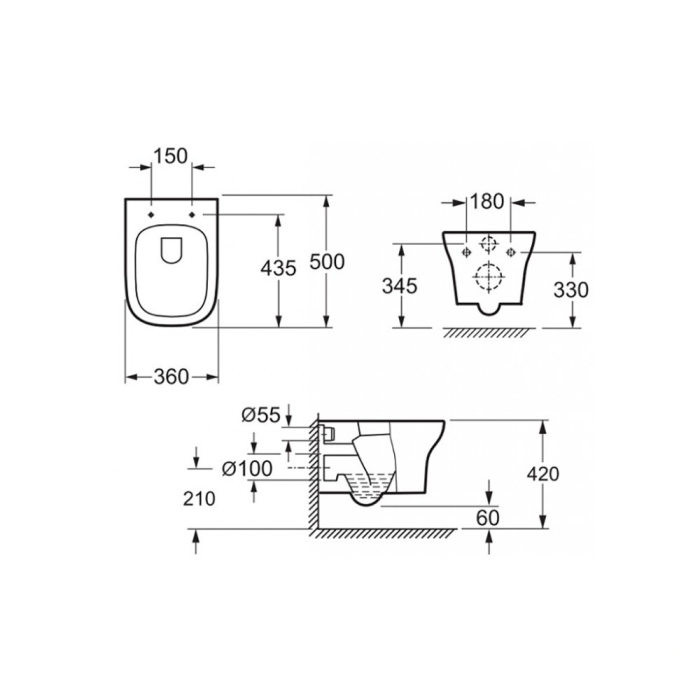 Унитаз PRIMERA Tyrol 8320023 + крышка soft close Унитаз PRIMERA Tyrol 8320023 + крышка soft close