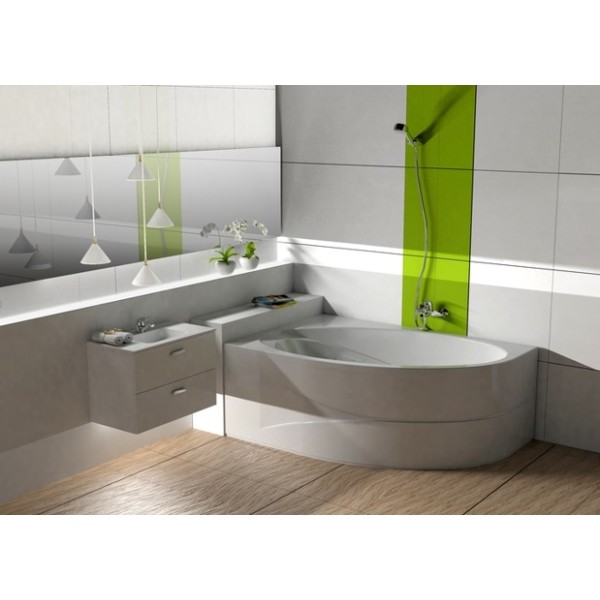 Ванна акриловая 160*100см ROCA ORBITA A24T217000 с ножками