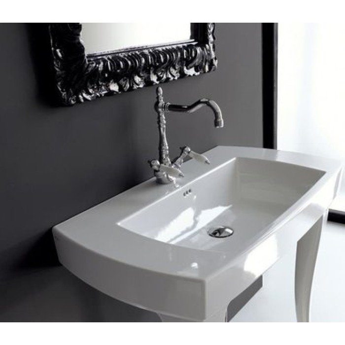 Керамическая раковина 91,5 см Artceram Jazz, white glossy (JZL001 01;00)