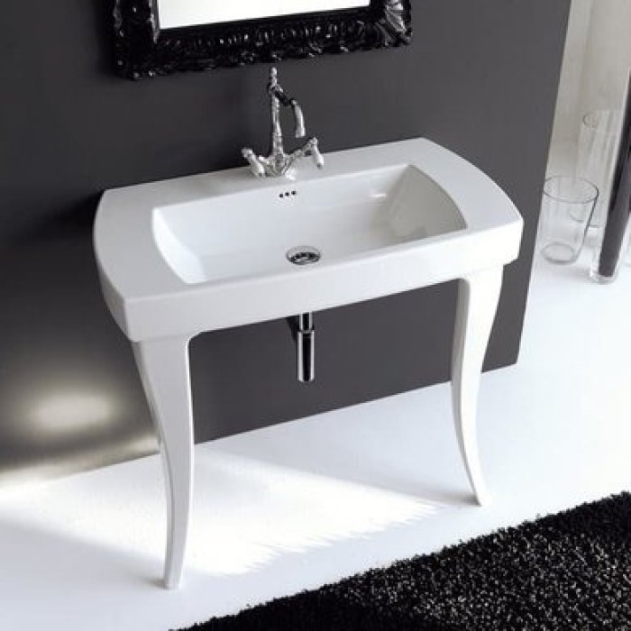 Керамическая раковина 91,5 см Artceram Jazz, white glossy (JZL001 01;00) Керамическая раковина 91,5 см Artceram Jazz, white glossy (JZL001 01;00)