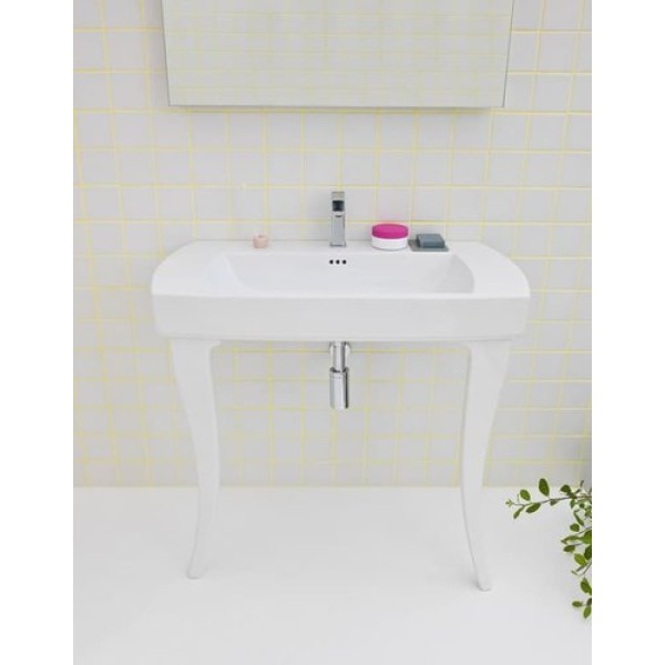 Керамическая раковина 91,5 см Artceram Jazz, white glossy (JZL001 01;00)