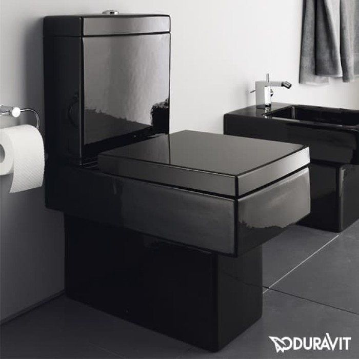 Плитка керамогранит Унитаз Duravit Vero, черный 2116090800 для пола
