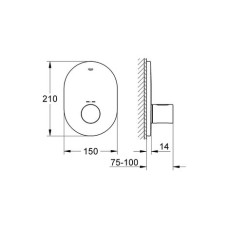Термостатический смеситель Grohe Grohtherm 3000 Cosmopolitan 19469000