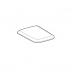571910000 Geberit iCon Square Сиденье с крышкой для унитаза, дюропластовое, металлические петли с функцией плавного опускания (soft-close), белое