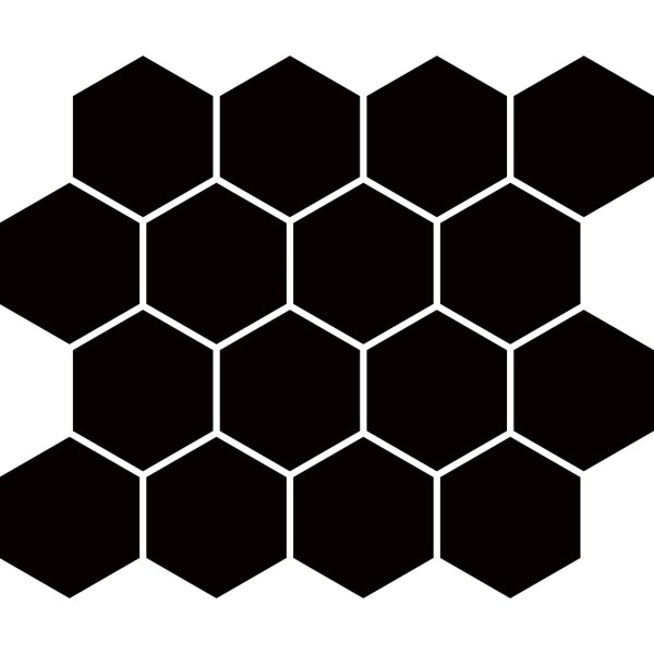 Плитка Paradyz UNIWERSALNA MOZAIKA PRASOWANA NERO HEXAGON