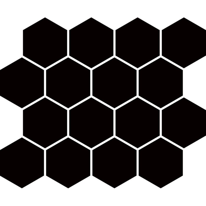 Плитка Paradyz UNIWERSALNA MOZAIKA PRASOWANA NERO HEXAGON