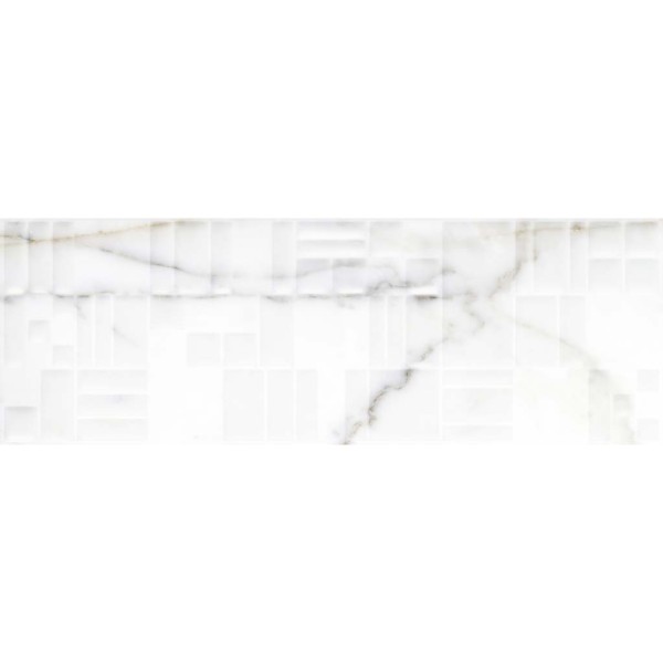 Плитка Argenta Ceramica XS ATHENA BLOCK WHITE 40x120 7×1200×400 под мрамор