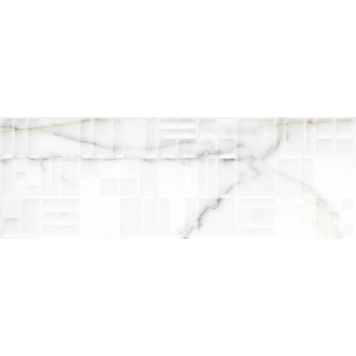 Плитка Argenta Ceramica XS ATHENA BLOCK WHITE 40x120 7×1200×400 под мрамор