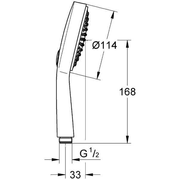 Grohe Power&Soul Cosmopolitan 115 Ручной душ 27661000