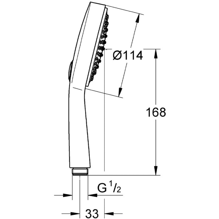 Grohe Power&Soul Cosmopolitan 115 Ручной душ 27661000