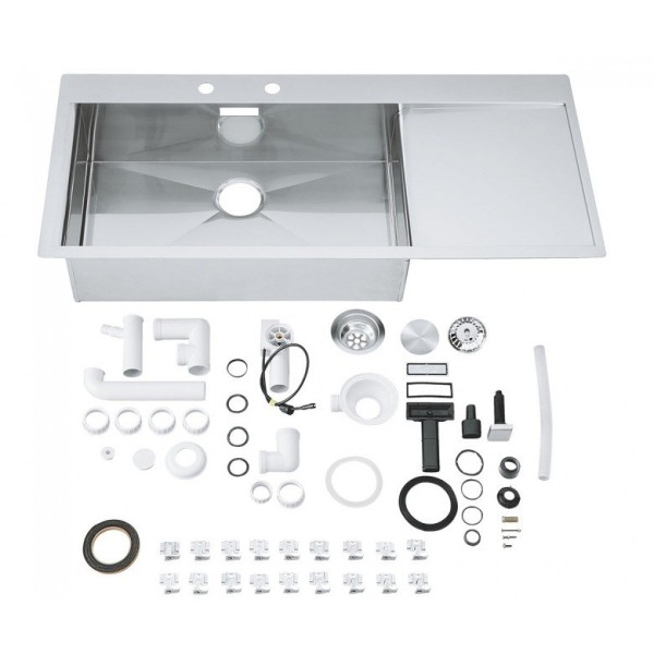 Мойдка для кухни Grohe 1160x520 мм, 1 чаша, матовая, в уровень со столешницей (31581SD0)