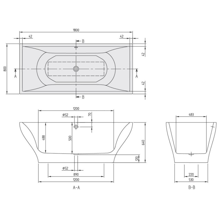 Ванна квариловая Villeroy&Boch La Belle UBQ180LAB9W1V-01