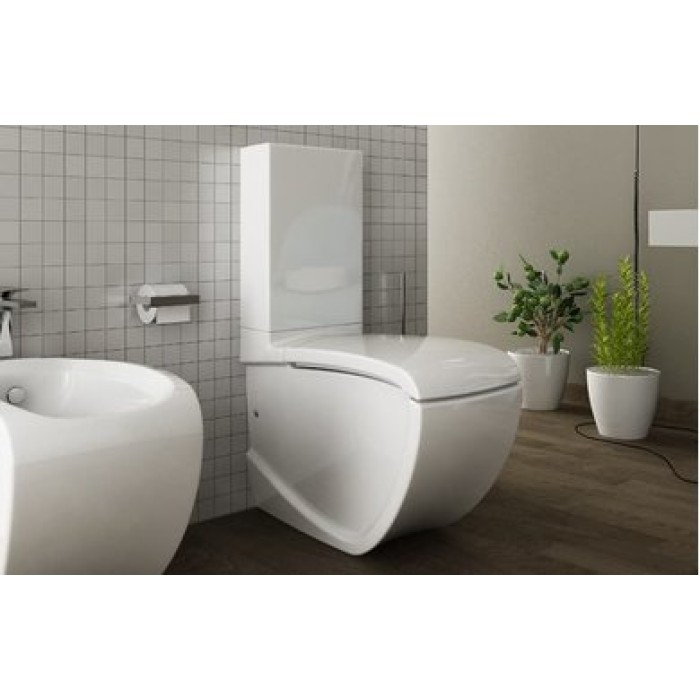 Унитаз-компакт Artceram Hi-Line (HIV003 03;00) black glossy