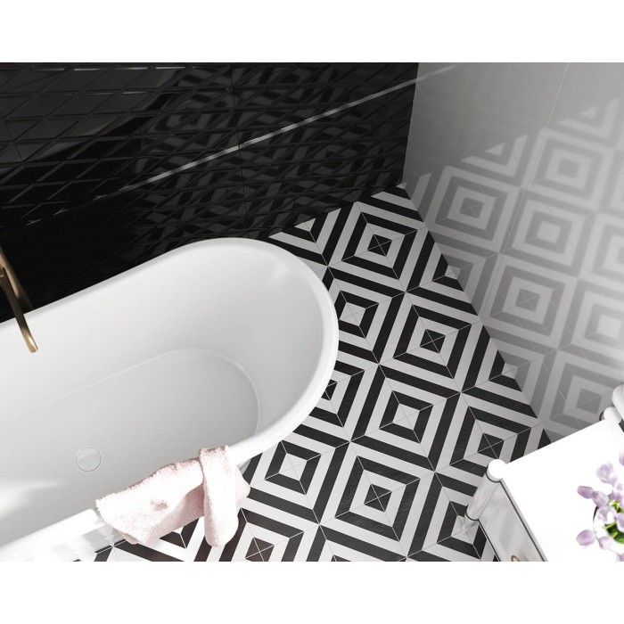 Плитка Paradyz MOONLIGHT NERO SCIANA B STRUKTURA REKT.