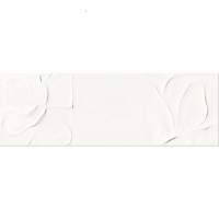 Плитка Opoczno STRUCTURE PATTERN WHITE FLOWER STRUCTURE 10×750×250 для ванной и кухни