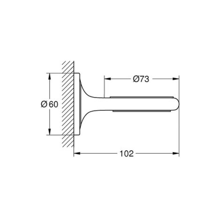 Держатель Grohe Veris (40376000)