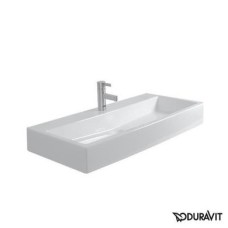 Керамическая раковина 100 см Duravit Vero, белая 0454100071