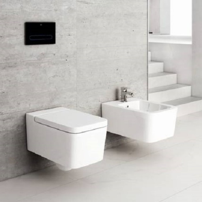 Биде Подвесное Roca Inspira square A357535000 Биде Подвесное Roca Inspira square A357535000