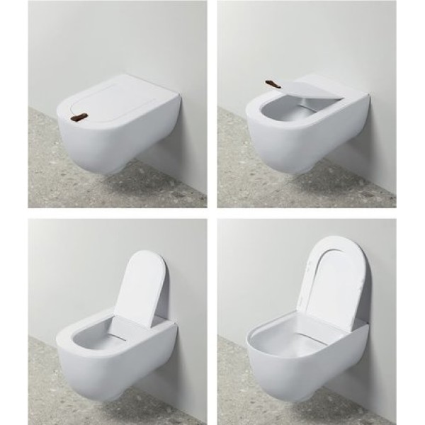 Унитаз подвесной безободковый Artceram The One (THV001 01;00) white glossy
