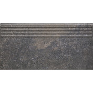 Сходинка пряма Viano Antracite 30x60 код 0513 Ceramika Paradyz