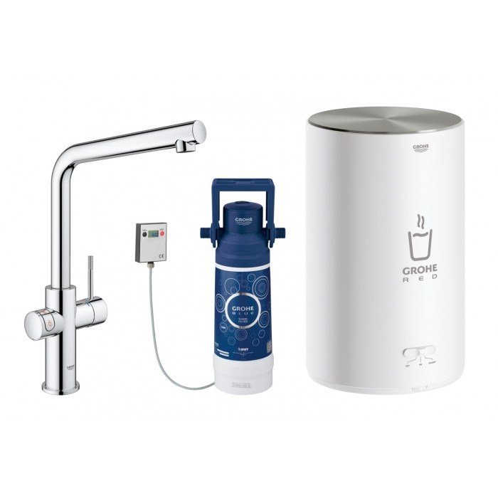 Смеситель и бойлер для раковины GROHE Red Duo M-size 30327001