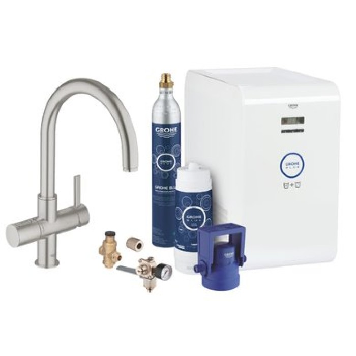 Смеситель со стартовым комплектом GROHE Blue Professional 31323DC1