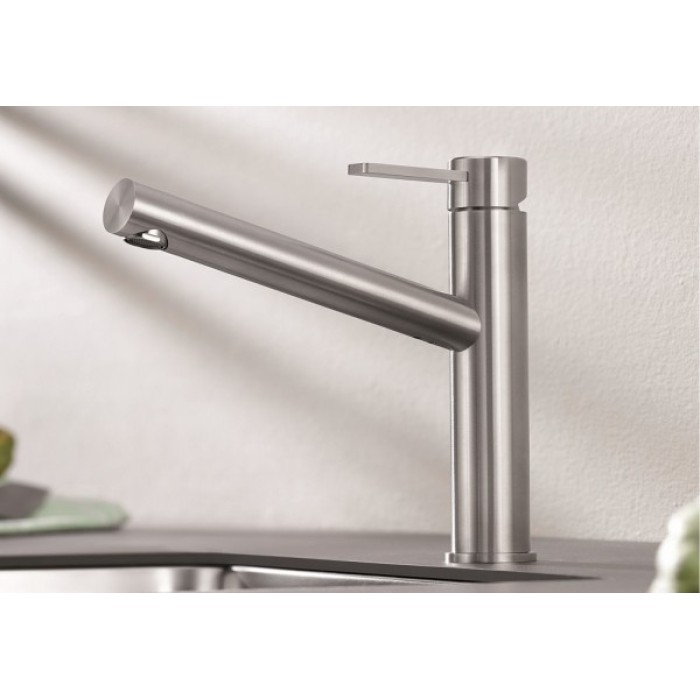 Смеситель кухонный Blanco AMBIS нержавеющая сталь 523118