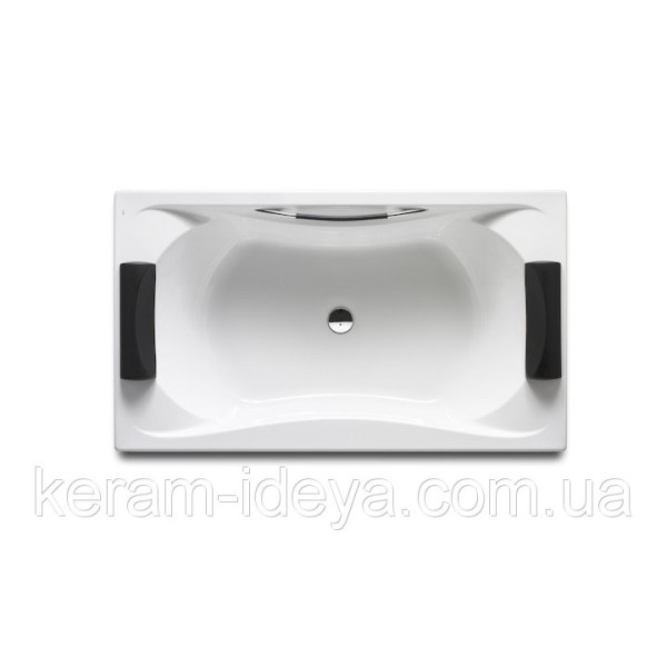 Ванна акриловая 180*90см ROCA BECOOL A248013001 с ножками ручками и подголовником