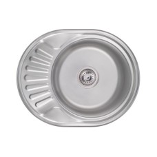 Кухонная мойка Lidz 5745 Satin 0,6 мм (LIDZ574506SAT)