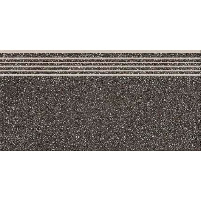 Керамогранит Cersanit MILTON GRAPHITE STEPTREAD ступень 8×598×298 под камень