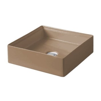 Керамическая раковина 38 см Artceram Scalino, cement cohiba (SCL001 23;00)