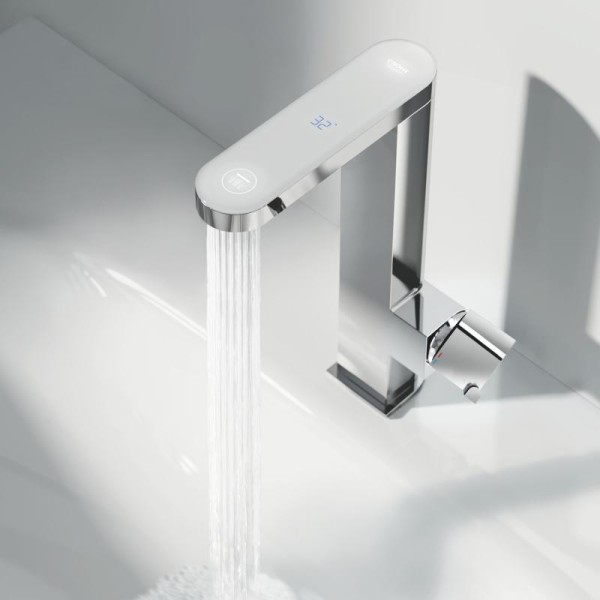 Grohe Plus Смеситель однорычажный для раковины с индикатором температуры L-Size (23959003)