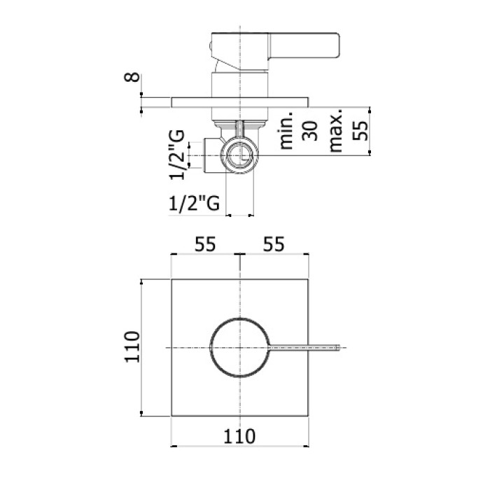 Смеситель Paffoni Rock (RO010CR) Смеситель Paffoni Rock (RO010CR)
