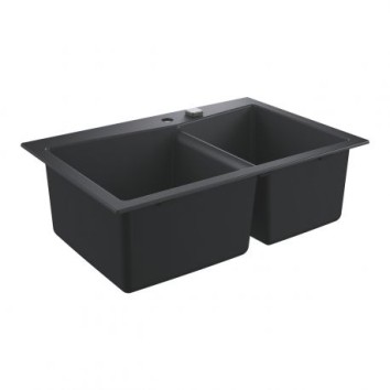 Мойдка для кухни Grohe 840х560 мм, Granite Black (31657AP0)