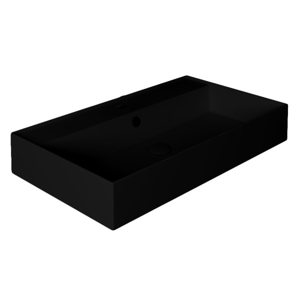 Раковина подвесная Simas Agile Nero Matt 81x46 см (AG81NERO)