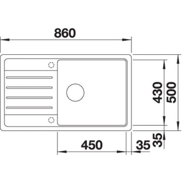 Мойка для кухни Blanco Legra XL 6 S жасмин  523329