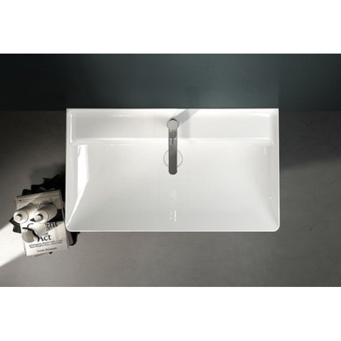 Керамическая раковина 80 см Hatria Canalgrande, белый (Y1EK01)