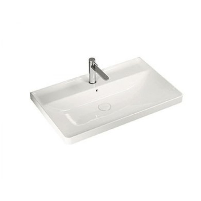 Керамическая раковина 80 см Hatria Canalgrande, белый (Y1EK01)
