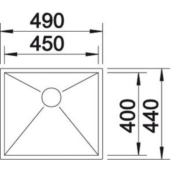 Мойка для кухни Blanco Zerox 450-IF  521586