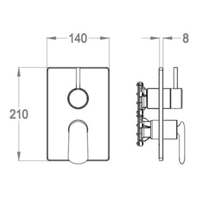 Смеситель для душа Fir Dynamica 88 (88.5019.8.10.00) Смеситель для душа Fir Dynamica 88 (88.5019.8.10.00)