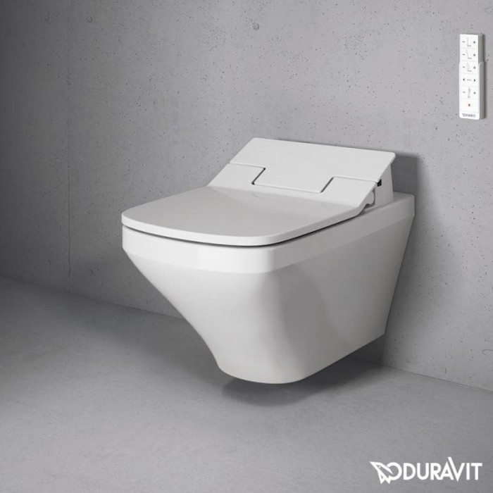 Плитка керамогранит Унитаз подвесной Duravit DuraStyle SensoWash 2537590000 для пола