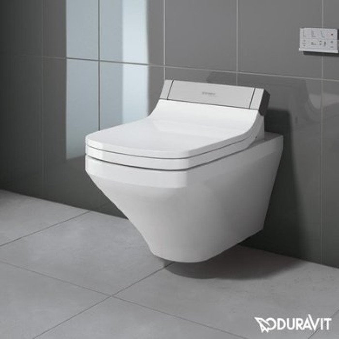 Плитка керамогранит Унитаз подвесной Duravit DuraStyle SensoWash 2537590000 для пола