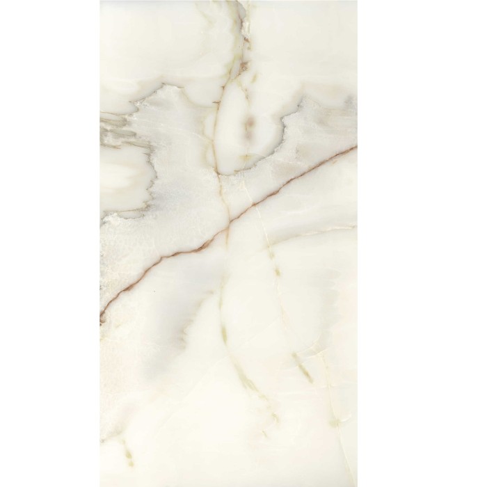 Керамогранит FLORIM GROUP LES BIJOUX 765693 BIJOUX ONYX BLANCHE GLO 1200x2800x6