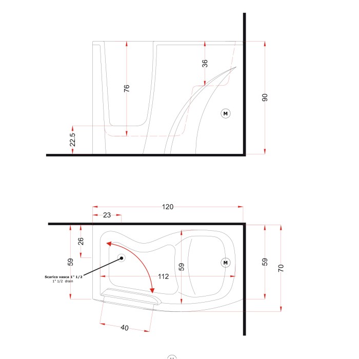 Gruppo Treesse Gen-Y Ванна 120x70xh90 см Gruppo Treesse Gen-Y Ванна 120x70xh90 см